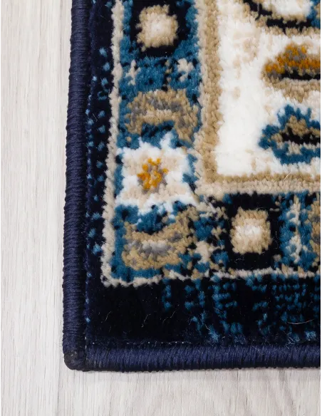 Aziza Medallion Navy Rug - Various Sizes | Murphy Furniture