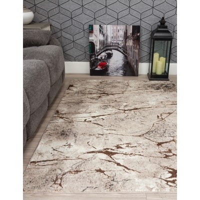 Glitz Marble Beige Rug - Various Sizes | Murphy Furniture