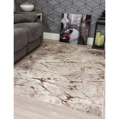 Glitz Marble Beige Rug - Various Sizes | Murphy Furniture