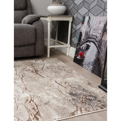 Glitz Marble Beige Rug - Various Sizes | Murphy Furniture