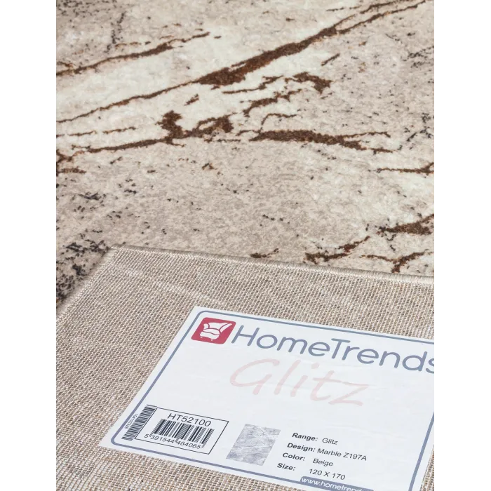 Glitz Marble Beige Rug - Various Sizes | Murphy Furniture