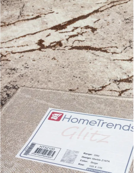 Glitz Marble Beige Rug - Various Sizes | Murphy Furniture