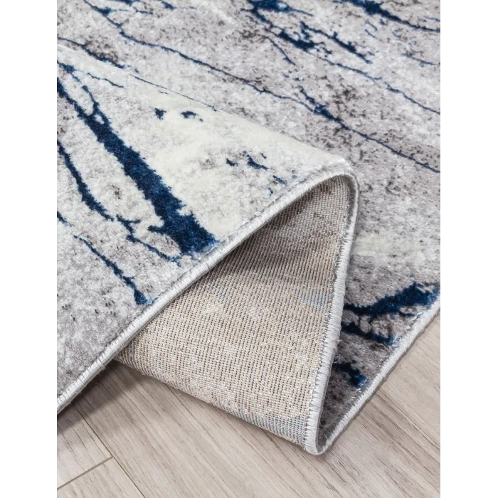 Glitz Marble Blue Rug - Various Sizes | Murphy Furniture