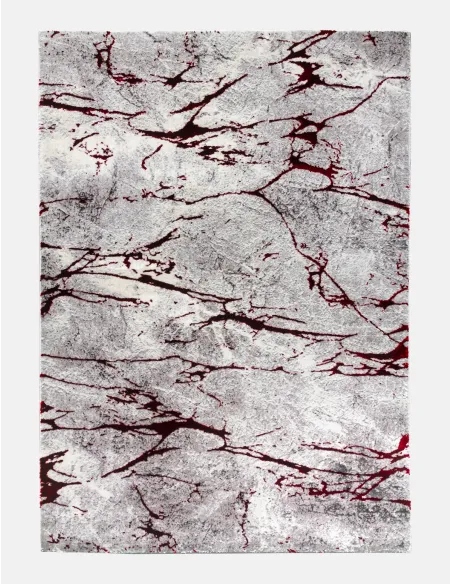 Glitz Marble Red Rug - Various Sizes | Murphy Furniture