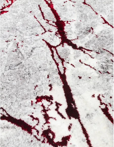 Glitz Marble Red Rug - Various Sizes | Murphy Furniture