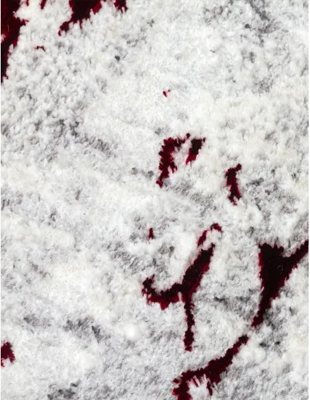Glitz Marble Red Rug - Various Sizes | Murphy Furniture