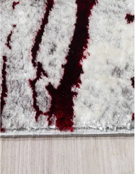 Glitz Marble Red Rug - Various Sizes | Murphy Furniture