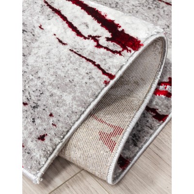 Glitz Marble Red Rug - Various Sizes | Murphy Furniture