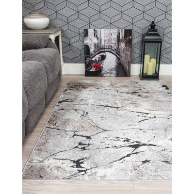 Glitz Marble Grey Rug - Various Sizes | Murphy Furniture