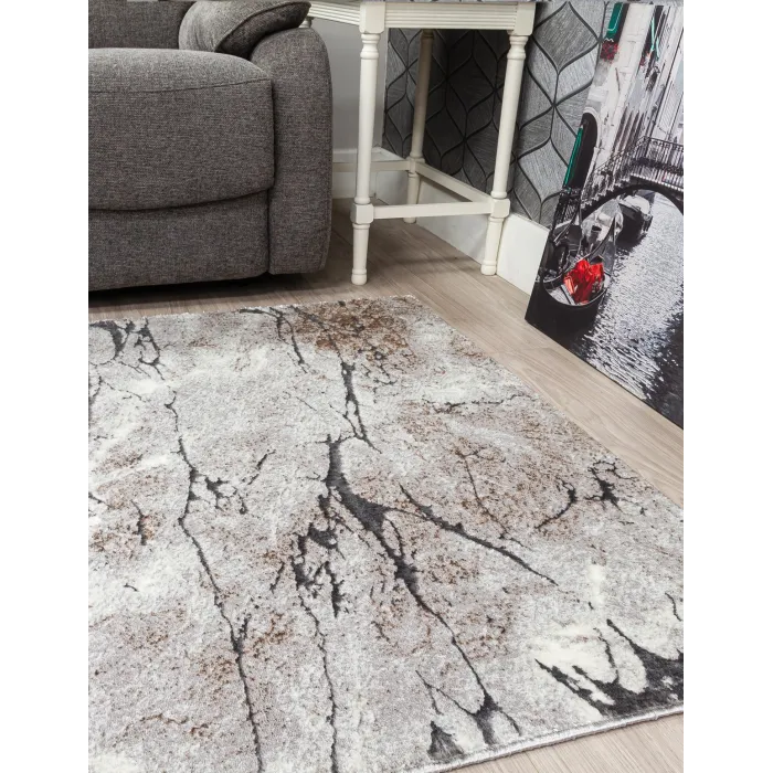 Glitz Marble Grey Rug - Various Sizes | Murphy Furniture