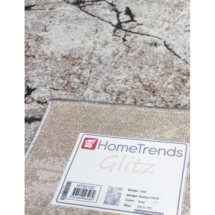 Glitz Marble Grey Rug - Various Sizes | Murphy Furniture