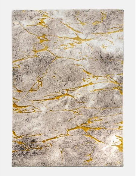 Glitz Marble Ochre Rug - Various Sizes | Murphy Furniture