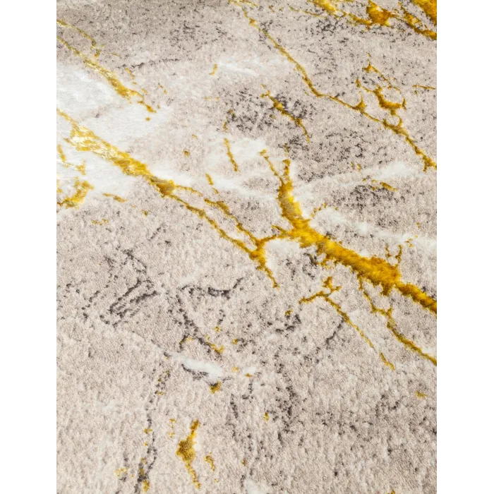 Glitz Marble Ochre Rug - Various Sizes | Murphy Furniture