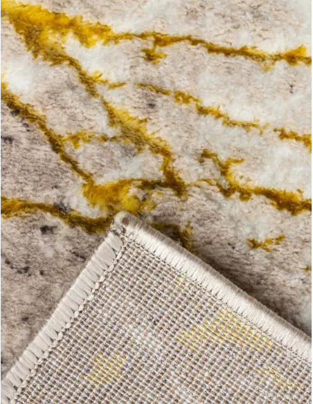 Glitz Marble Ochre Rug - Various Sizes | Murphy Furniture