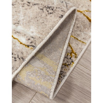 Glitz Marble Ochre Rug - Various Sizes | Murphy Furniture