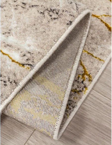 Glitz Marble Ochre Rug - Various Sizes | Murphy Furniture