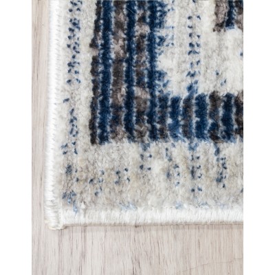 Glitz Art Deco Blue Rug - Various Sizes | Murphy Furniture