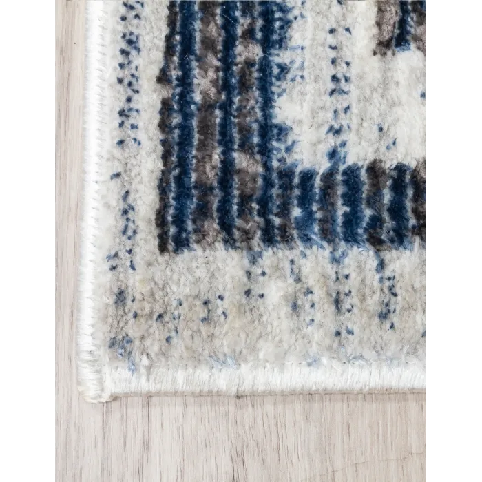 Glitz Art Deco Blue Rug - Various Sizes | Murphy Furniture