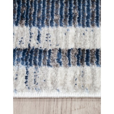 Glitz Art Deco Blue Rug - Various Sizes | Murphy Furniture
