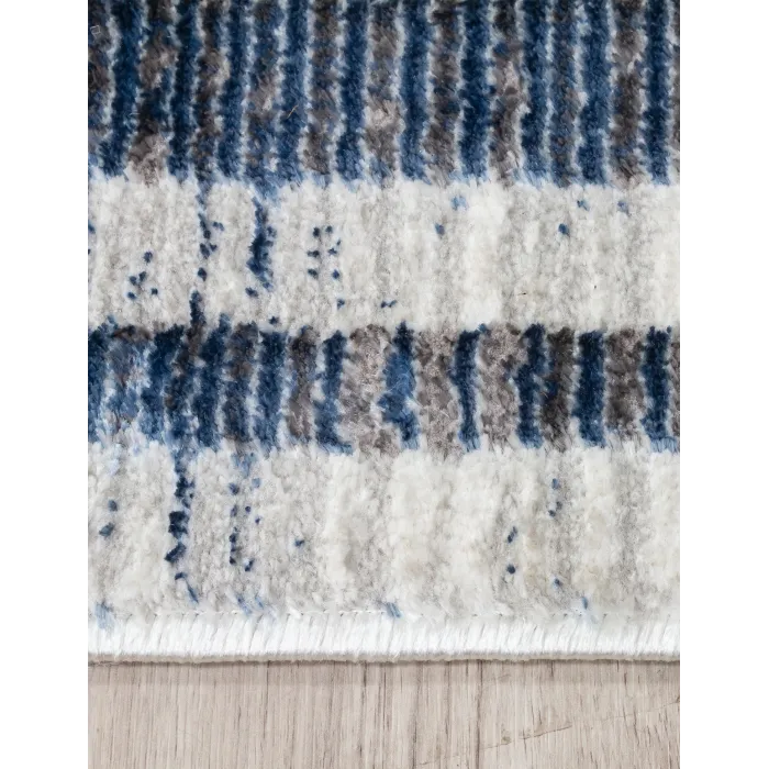 Glitz Art Deco Blue Rug - Various Sizes | Murphy Furniture