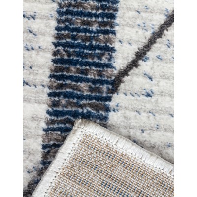 Glitz Art Deco Blue Rug - Various Sizes | Murphy Furniture