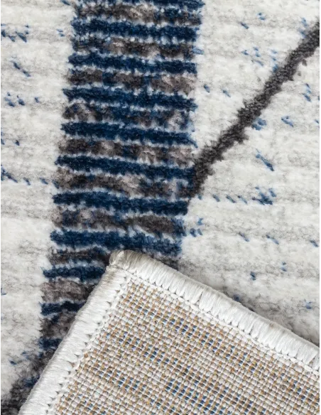 Glitz Art Deco Blue Rug - Various Sizes | Murphy Furniture
