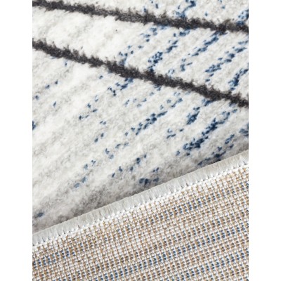 Glitz Art Deco Blue Rug - Various Sizes | Murphy Furniture