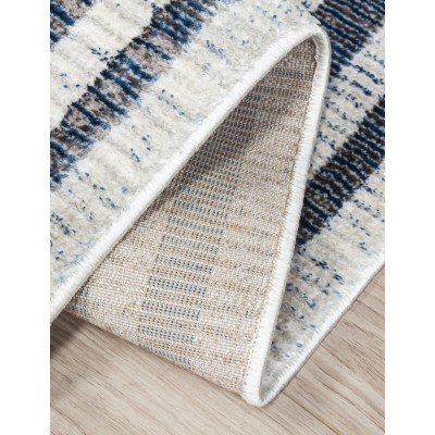 Glitz Art Deco Blue Rug - Various Sizes | Murphy Furniture