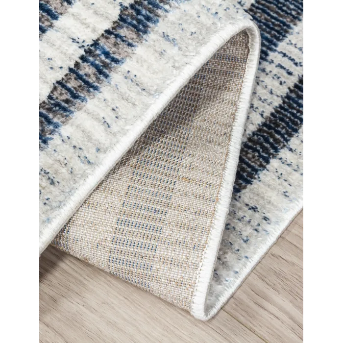 Glitz Art Deco Blue Rug - Various Sizes | Murphy Furniture