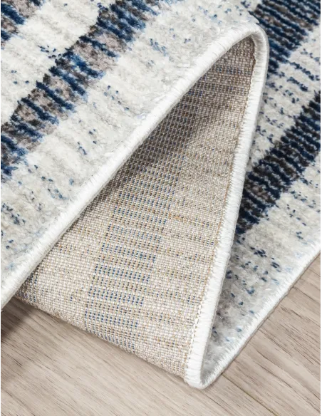 Glitz Art Deco Blue Rug - Various Sizes | Murphy Furniture