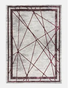 Glitz Art Deco Red Rug - Various Sizes | Murphy Furniture 2
