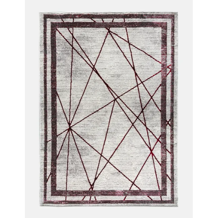 Glitz Art Deco Red Rug - Various Sizes | Murphy Furniture