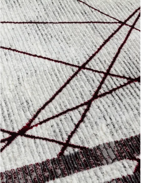 Glitz Art Deco Red Rug - Various Sizes | Murphy Furniture
