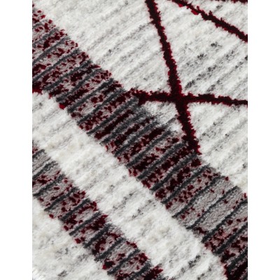 Glitz Art Deco Red Rug - Various Sizes | Murphy Furniture