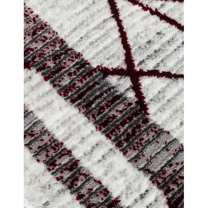 Glitz Art Deco Red Rug - Various Sizes | Murphy Furniture