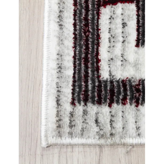 Glitz Art Deco Red Rug - Various Sizes | Murphy Furniture