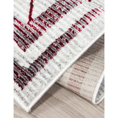 Glitz Art Deco Red Rug - Various Sizes | Murphy Furniture