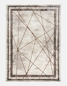 Glitz Art Deco Rug Beige - Various Sizes | Murphy Furniture 2