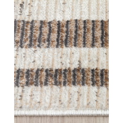 Glitz Art Deco Rug Beige - Various Sizes | Murphy Furniture