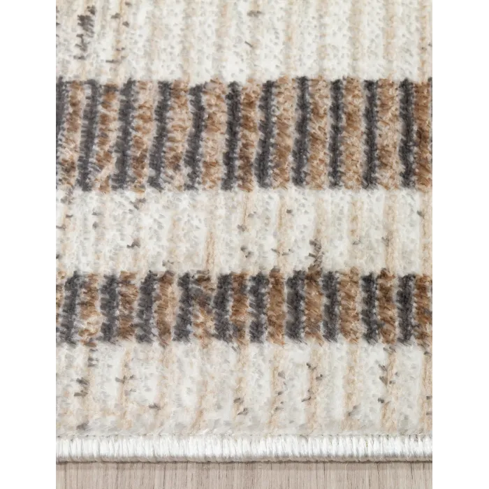 Glitz Art Deco Rug Beige - Various Sizes | Murphy Furniture