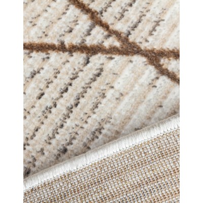 Glitz Art Deco Rug Beige - Various Sizes | Murphy Furniture