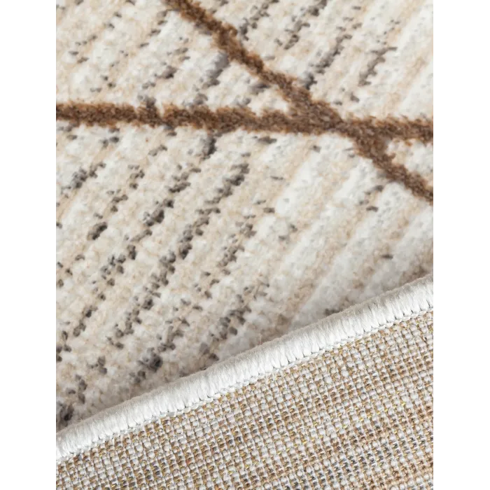 Glitz Art Deco Rug Beige - Various Sizes | Murphy Furniture