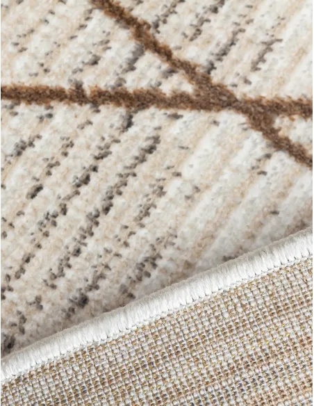 Glitz Art Deco Rug Beige - Various Sizes | Murphy Furniture