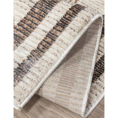 Glitz Art Deco Rug Beige - Various Sizes | Murphy Furniture