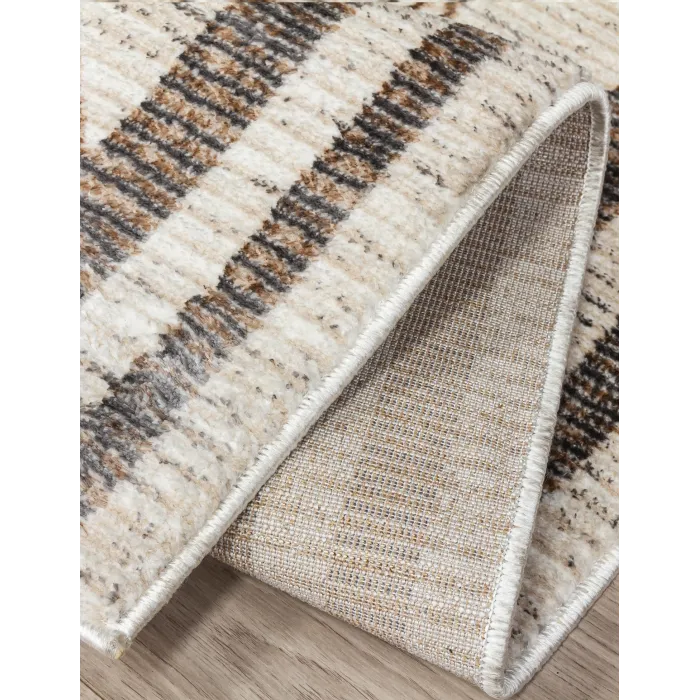 Glitz Art Deco Rug Beige - Various Sizes | Murphy Furniture