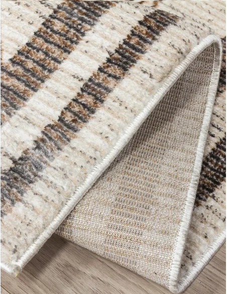 Glitz Art Deco Rug Beige - Various Sizes | Murphy Furniture