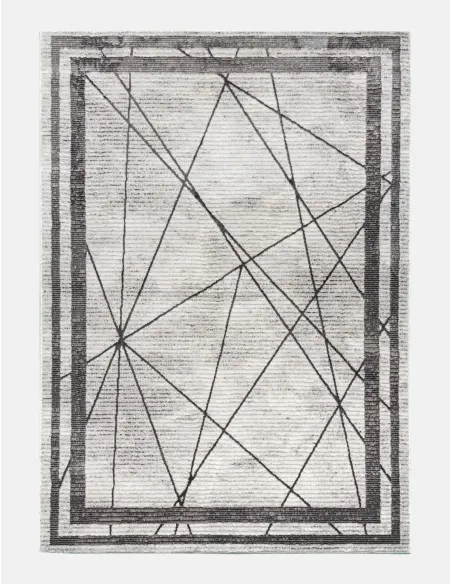 Glitz Art Deco Grey Rug - Various Sizes | Murphy Furniture