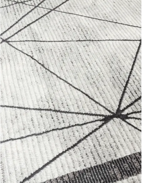 Glitz Art Deco Grey Rug - Various Sizes | Murphy Furniture