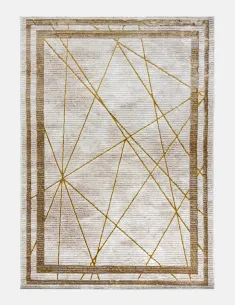 Glitz Art Deco Ochre Rug - Various Sizes | Murphy Furniture 2