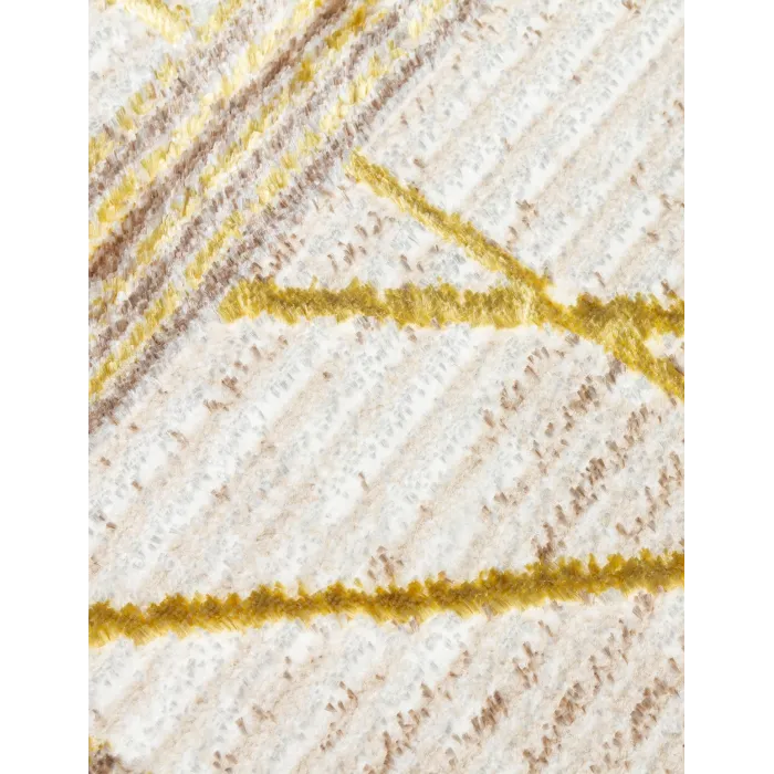 Glitz Art Deco Ochre Rug - Various Sizes | Murphy Furniture
